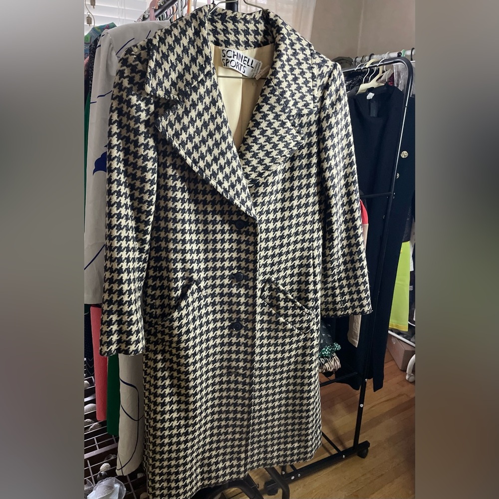 Houndstooth Winter Coat